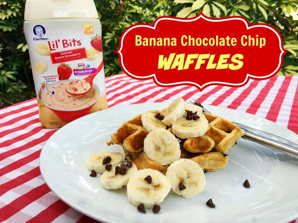 Banana Chocolate Chip Waffles 600 x 450