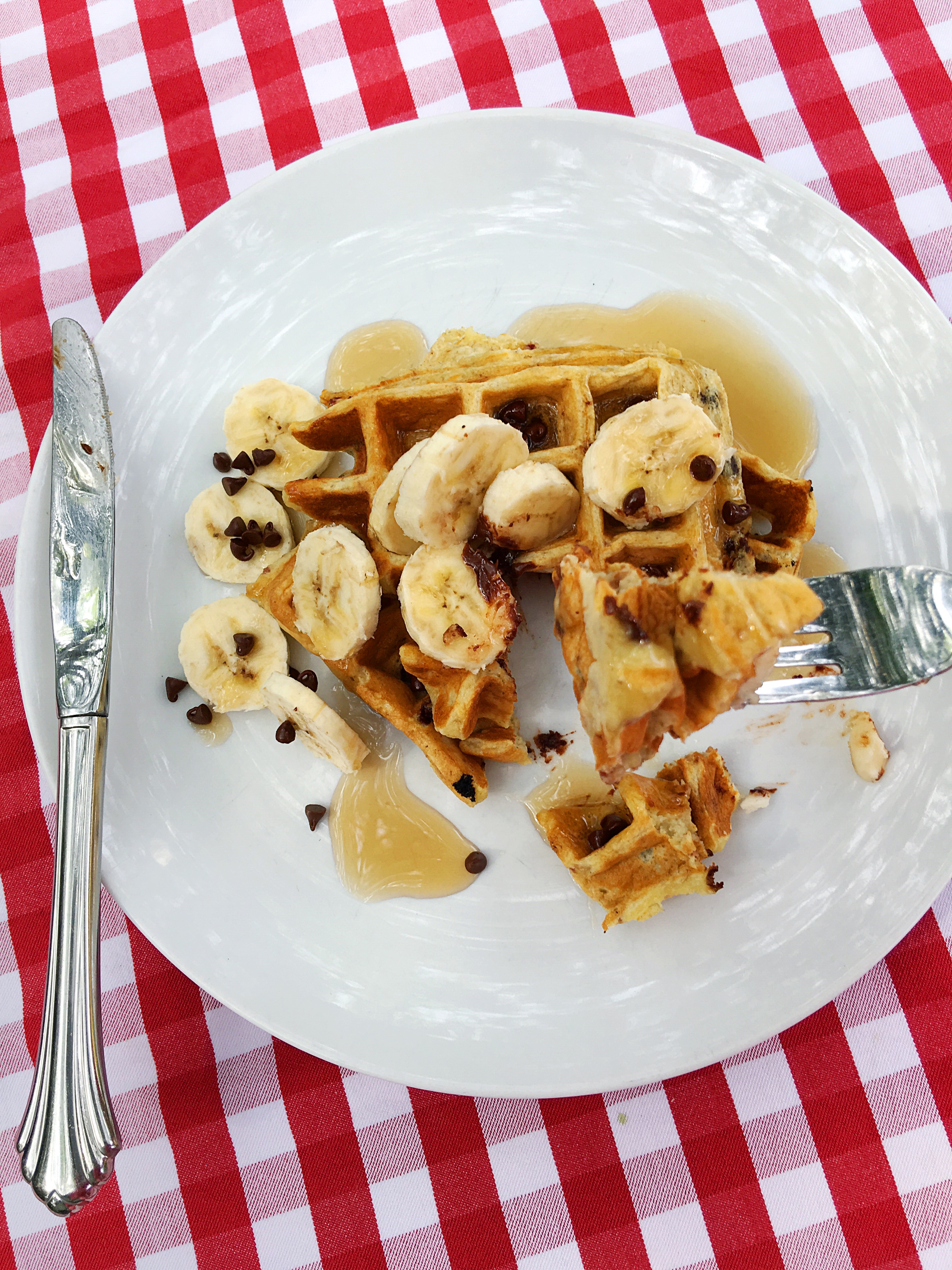 Banana Chocolate Chip Waffles by Tampa Mama (4)