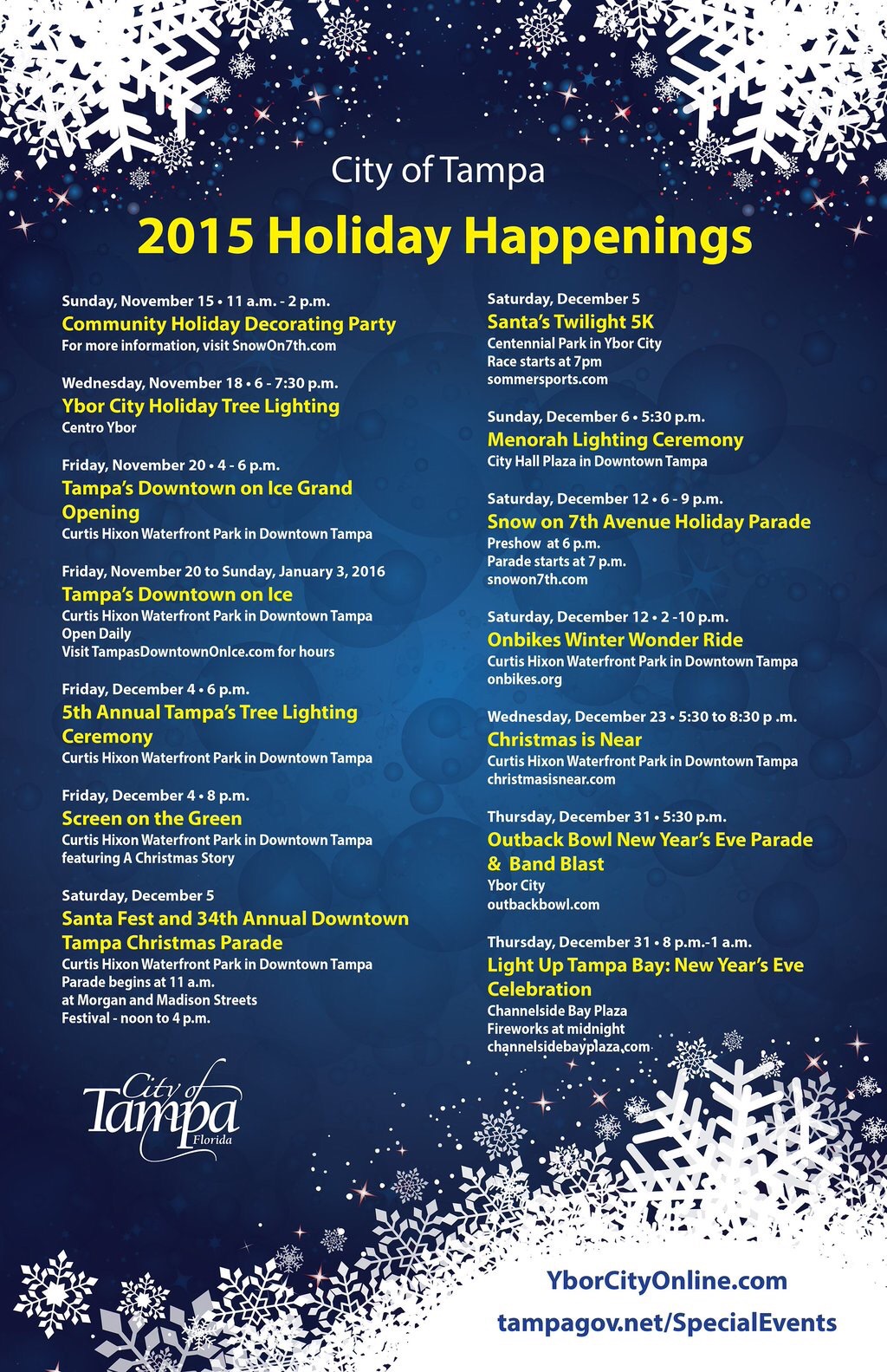 Christmas Events in Tampa’s Downtown