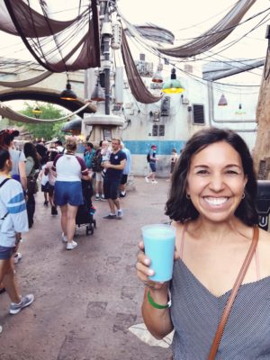 Blue Milk at Star Wars Galaxy’s Edge