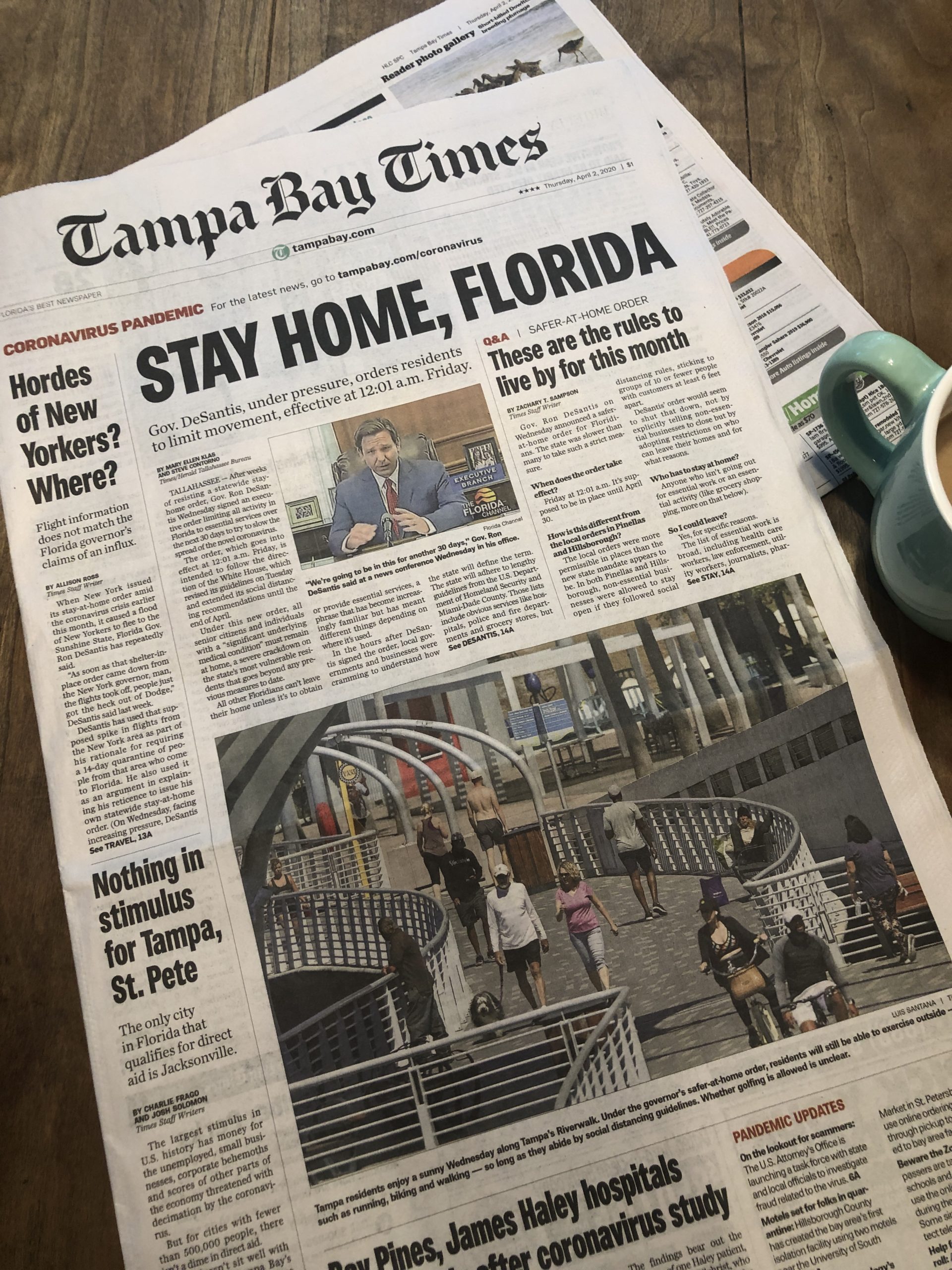 Tampa Bay Times Newspaper